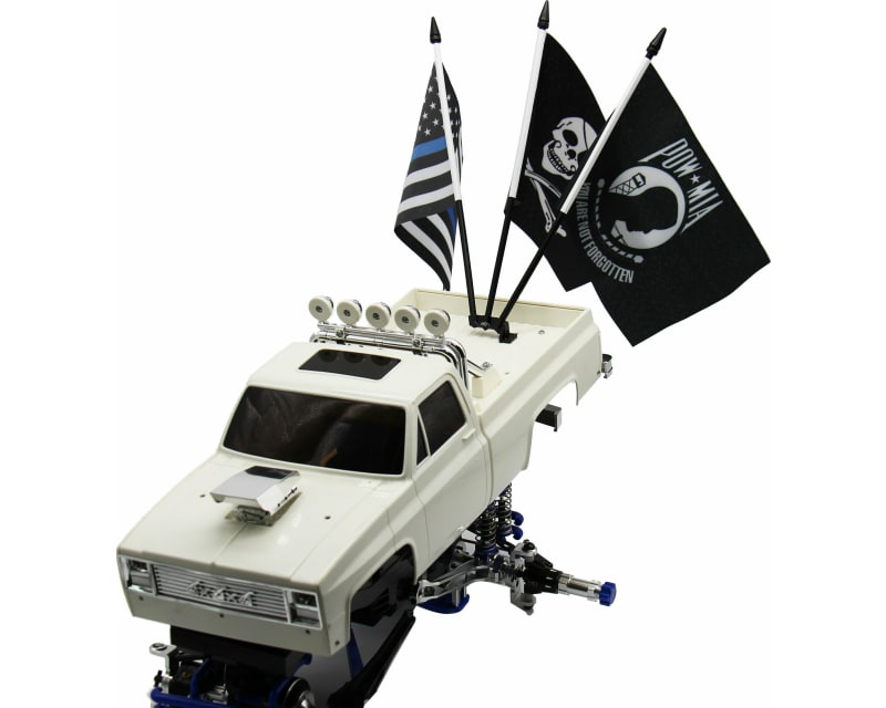 CNC Aluminum Flag W/Alum. Mount Clod