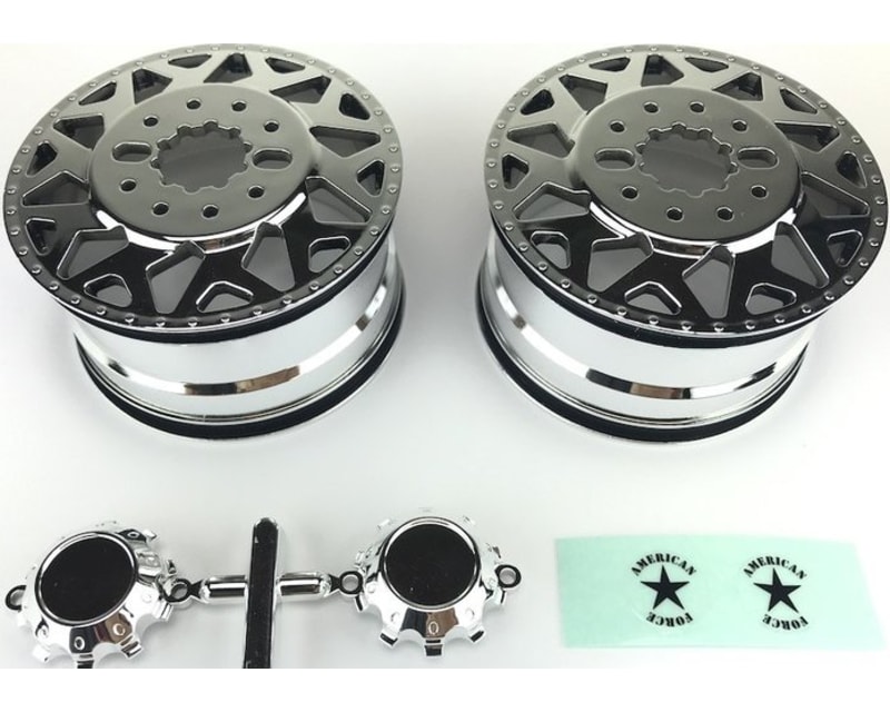 F450 SD American Force H01 CONTRA Wheel (Chrome w/cap) 2 pieces