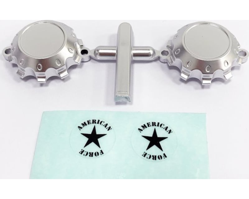 American Force H01 Contra Wheel Cap Silver with Decal