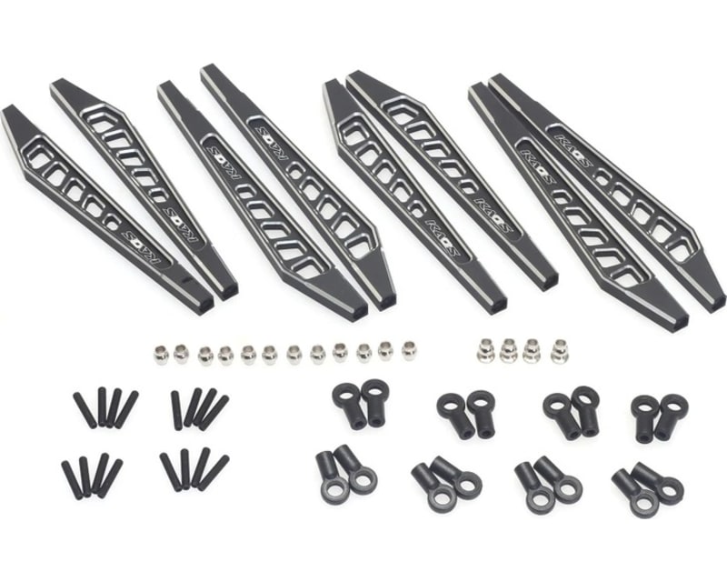 Kaos Suspension Linkage Set Black Anodized Aluminum 8 pieces for