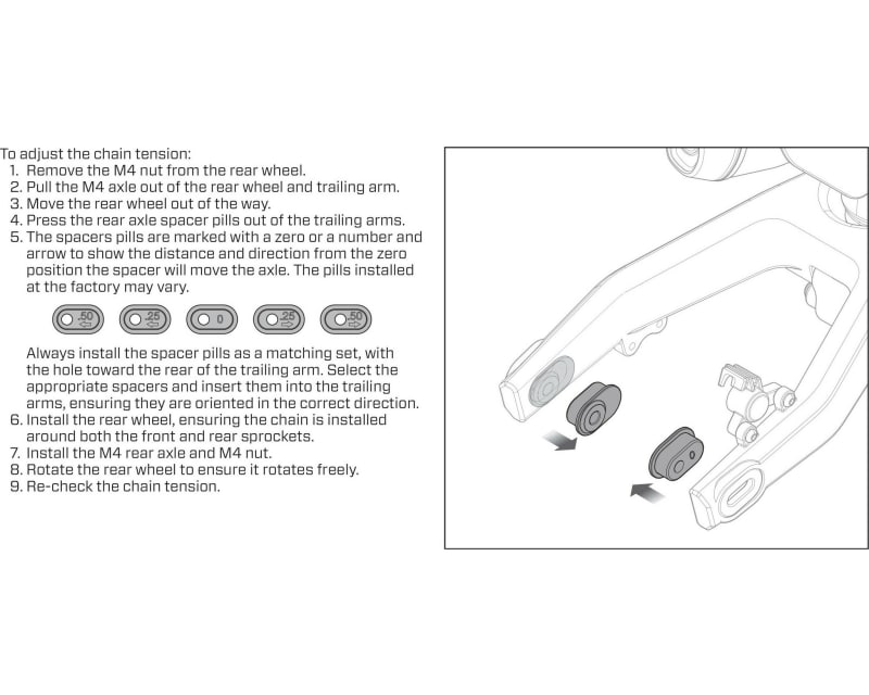 Aluminum FS Chain Tension Adjuster Set PM-MX