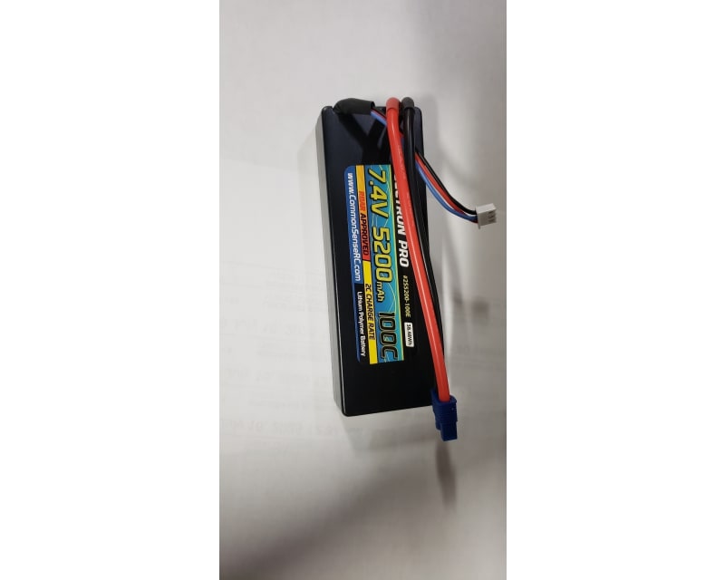 Lectron Pro 7.4v 5200mah 100c Lipo Battery With Ec3 Connector