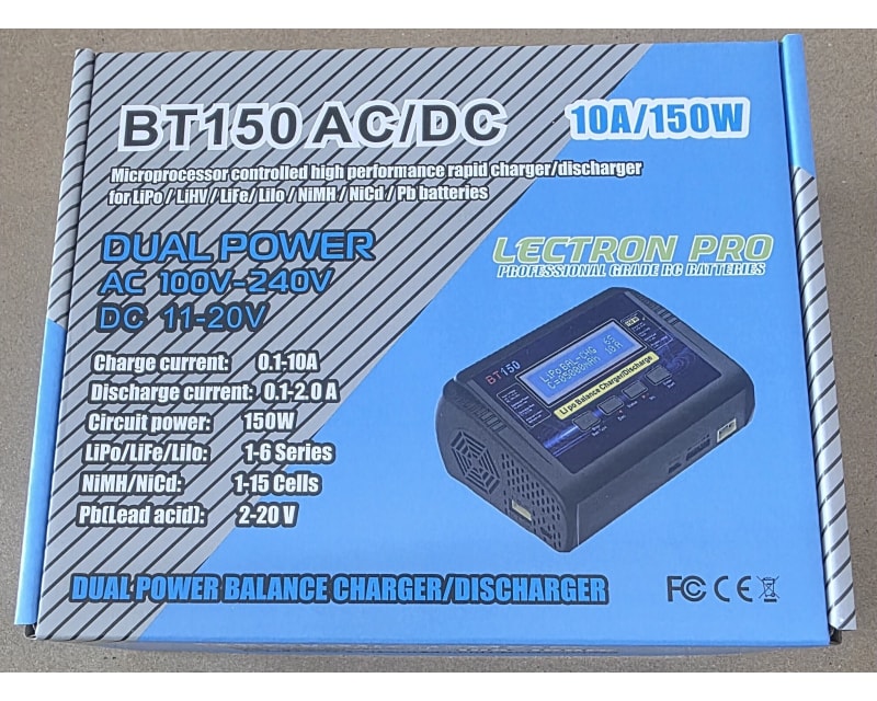 Tap to zoom Bt150 1s-6s 150w 10a Multi-Chemistry Balancing Charger