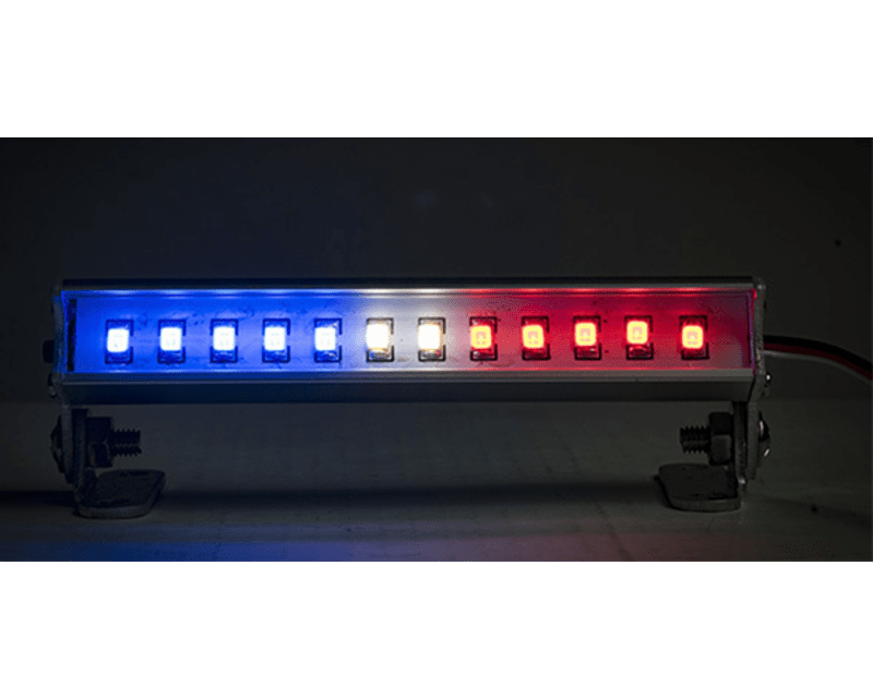LED Light Bar - 3.6 - Police Lights (Red White and Blue light