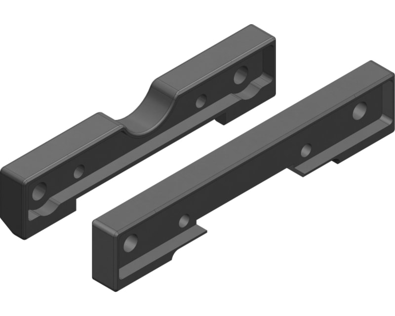 Tap to zoom Suspension Arm Mount - Rear - Composite - 1 Set: Dementor Krono