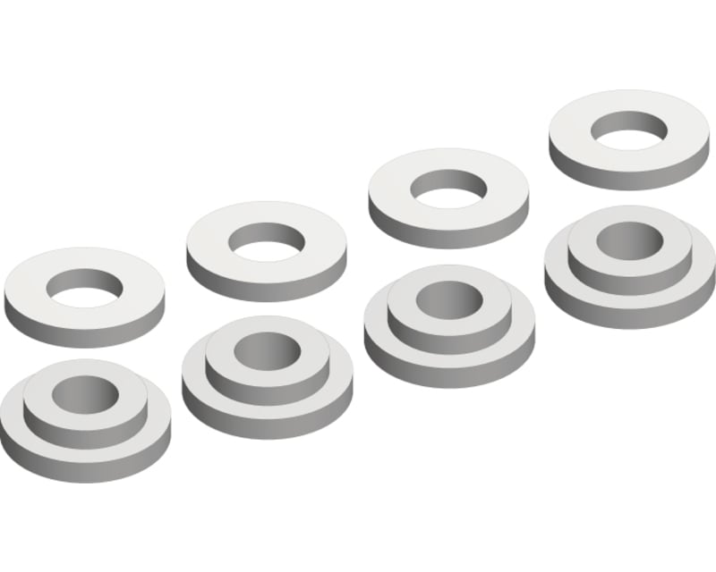 Tap to zoom Shock Body Insert - Washer - Composite - 1 Set 4+4pcs : Dementor