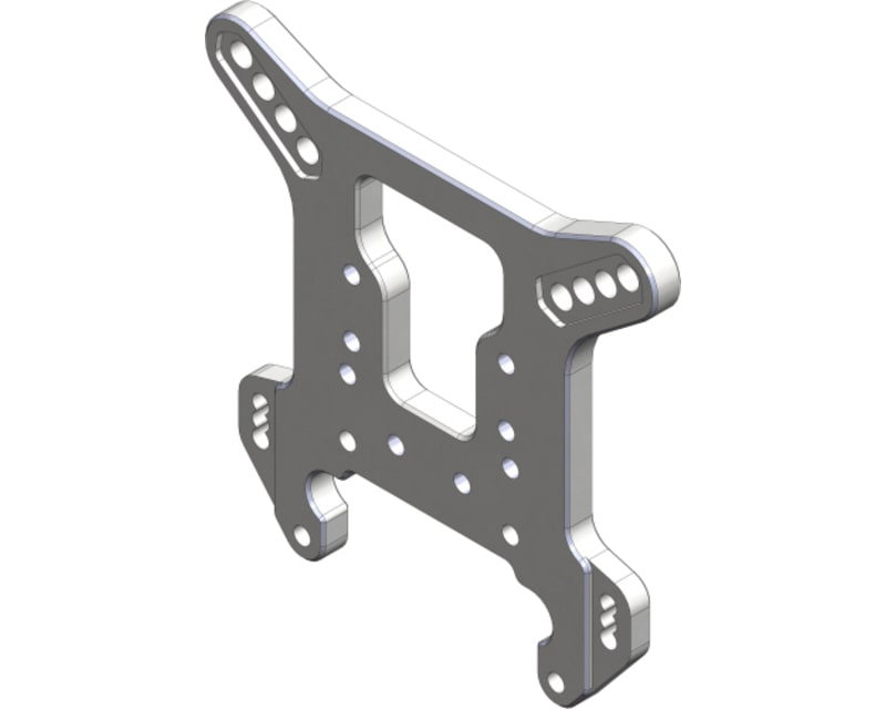 Shock Tower - 5mm - Aluminum - Rear - 1 Pc: Python