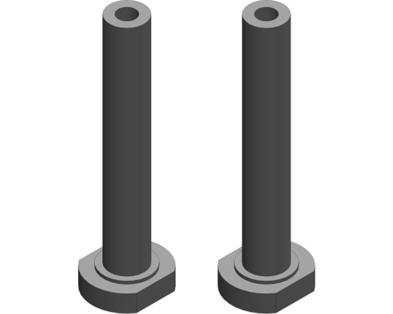 Servo Saver Post - Steel - 2 Pcs: Dementor, Kronos, Python, Shog