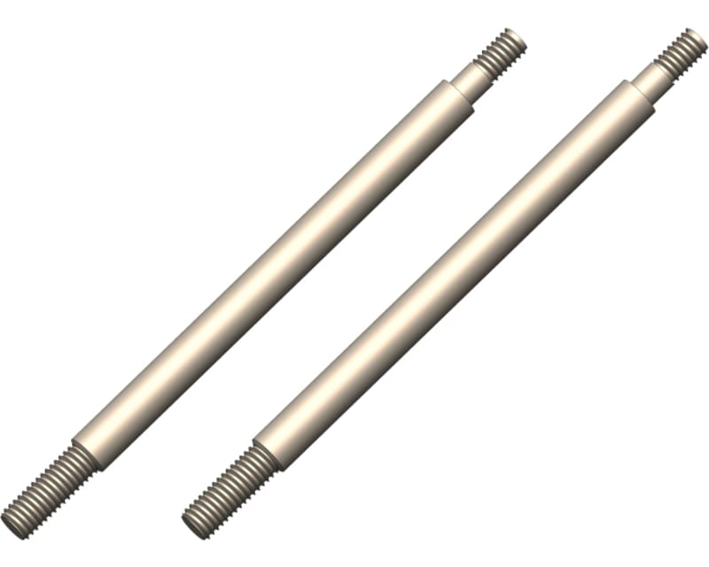 Shock Shaft - 55mm - Front - Steel - 2 pieces: Python