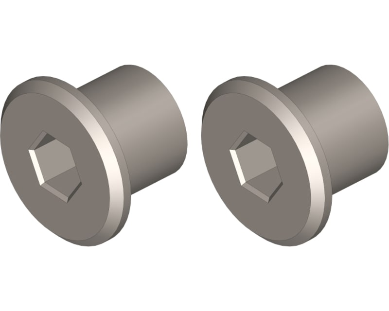 Steering Rack Bushing - Steel - 2 Pcs: Dementor, Kronos, Python,