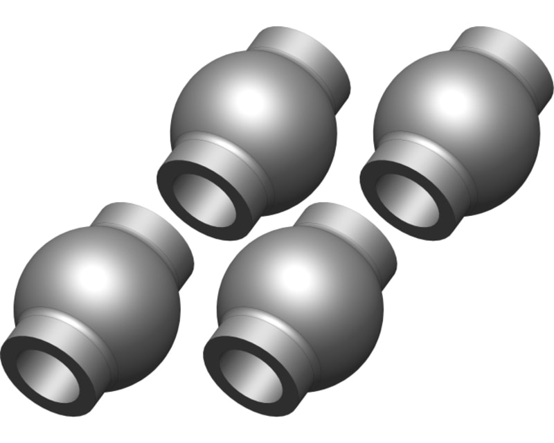 Ball 6.8mm - Steel - 4 Pcs : Dementor, Kronos, Python, Shogun