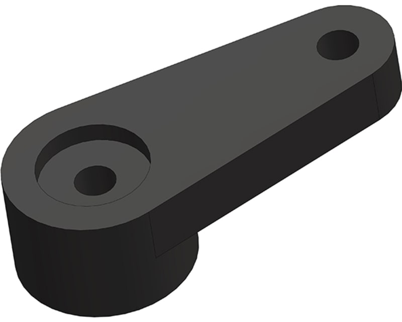 Tap to zoom Servo Arm - Steering - Aluminum: Dementor, Kronos, Python, Shogu