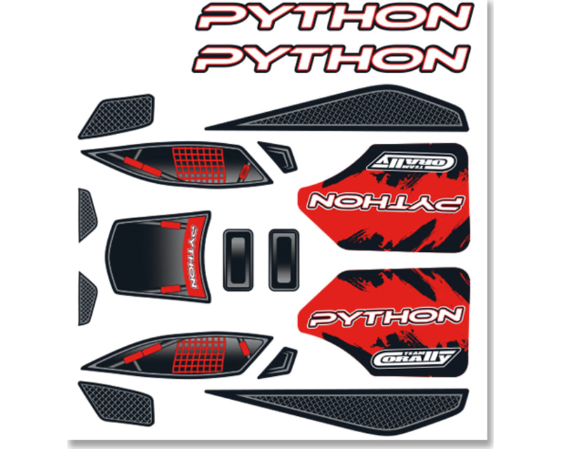Body Decal Sheet - Python Xp 6s - 1 Pc