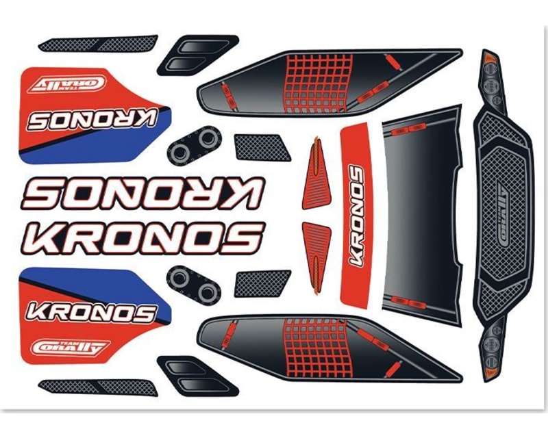 Team Corally Body Decal Sheet