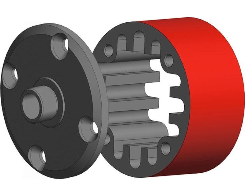 Differential Case - 35mm - Aluminium Center / Steel Flange