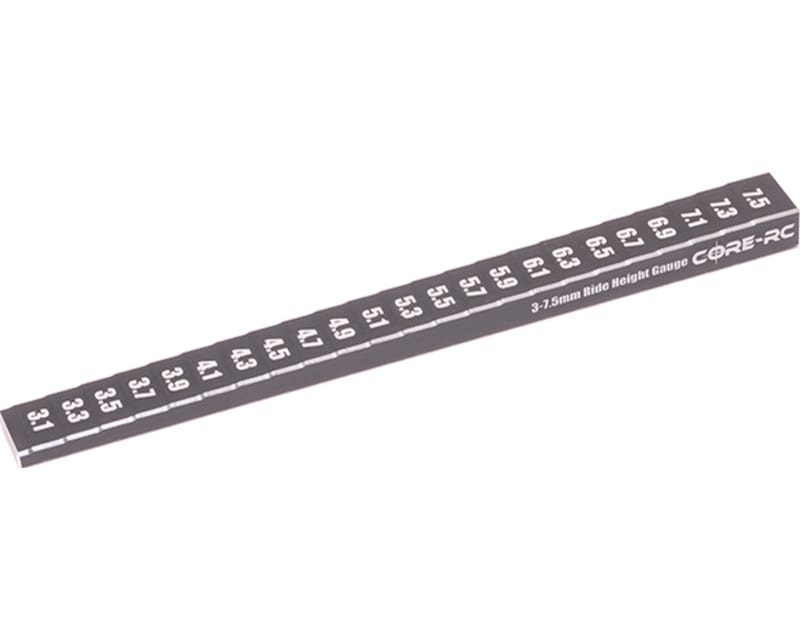 Core RC Ride Height Gauge 3-7.5mm in 0.1mm Steps