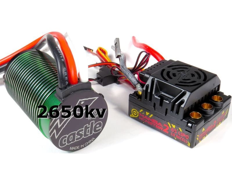 1/8 Monster 2 Esc Wp W/2650kv Sensorless 010010804