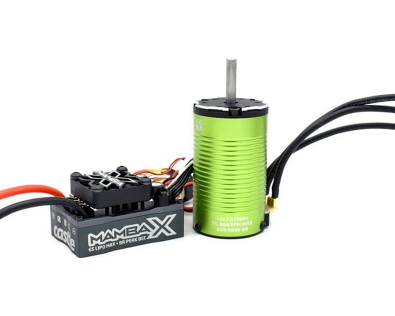 Mamba X Sct 25.2v Waterproof Esc 1412-2100kv 5mm Sensored Motor