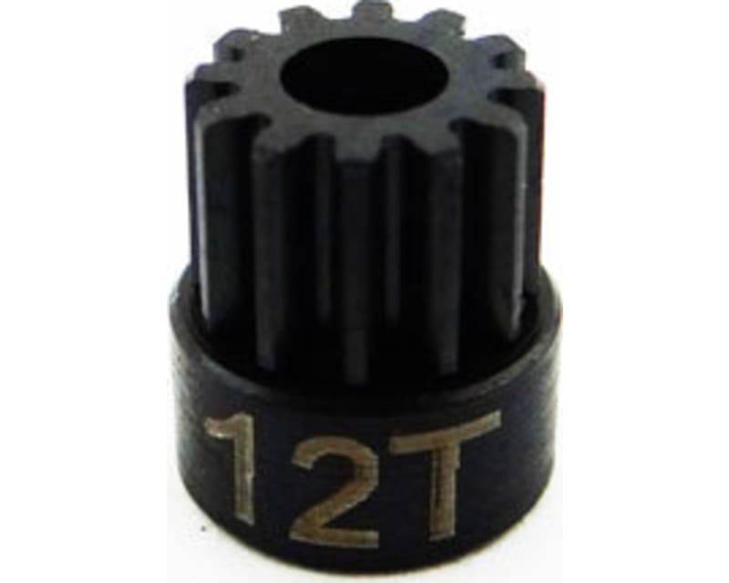 12t 0.5 Mod Hardened Steel Pinion Gear 1/8 Bore