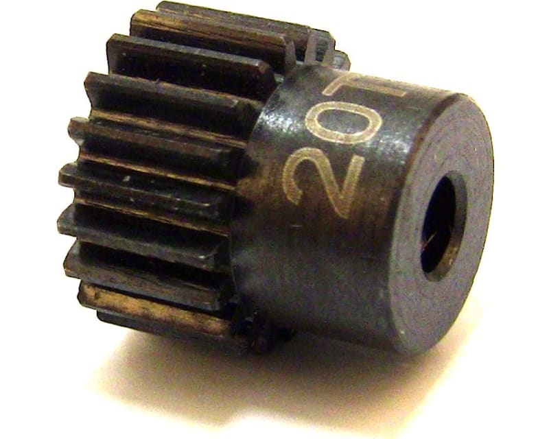 Tap to zoom 20t 48p Hardened Steel Pinion Gear 1/8 Bore