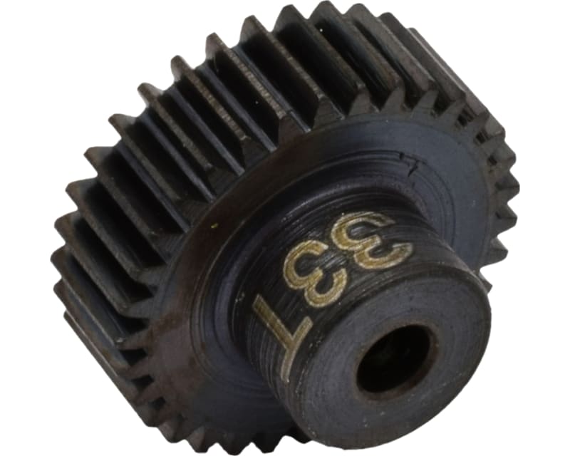Tap to zoom 33t 48p Hardened Steel Pinion Gear 1/8 Bore