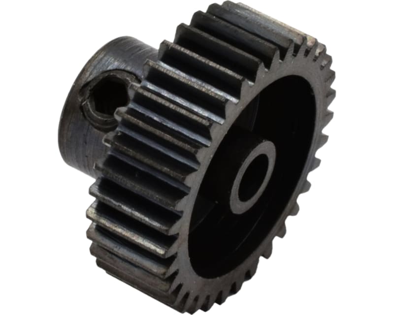 Tap to zoom 33t 48p Hardened Steel Pinion Gear 1/8 Bore