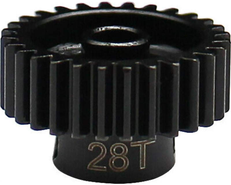 28 0.5 Mod Hardened Steel Pinion Gear 1/8 Bore