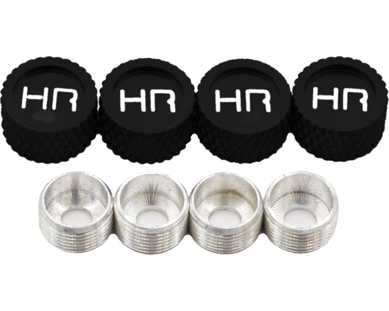 Tap to zoom Black Aluminum M3 Screw Head Caps and Washers (4)