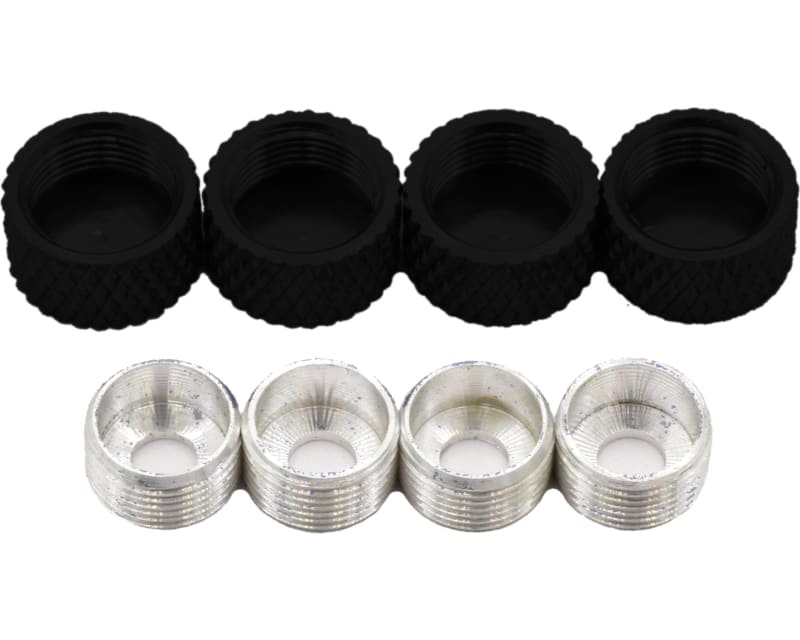 Tap to zoom Black Aluminum M3 Screw Head Caps and Washers (4)