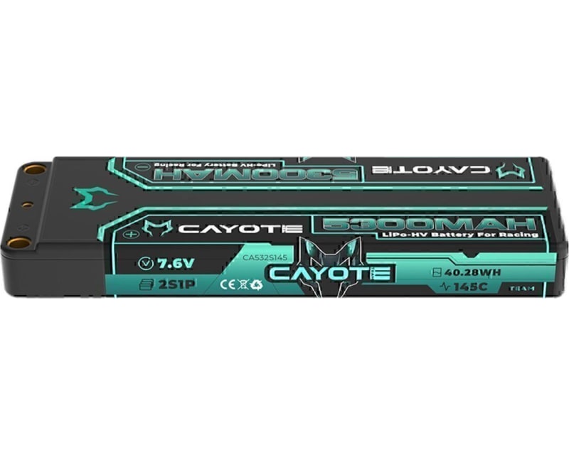 Tap to zoom 2S 145C LCG Stick LiHV Battery (7.6V/5300mAh)