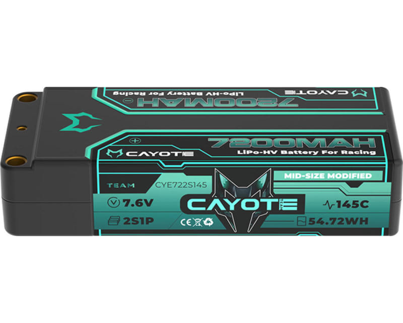 Tap to zoom 2s 145c Mid-Size Lihv Battery (7.6v/7200mah)