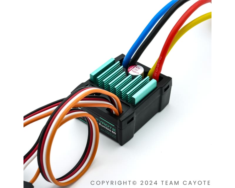 Tap to zoom TYROTE Rumble 60 1/10 W/P Brushed ESC