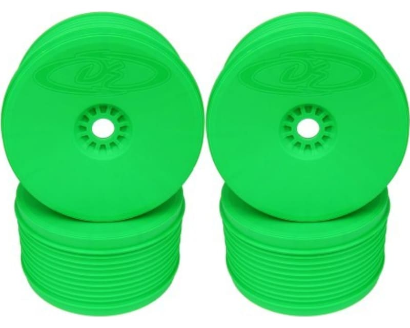 Speedline Plus 1/8 Truggy Wheels Green 4 Pack photo