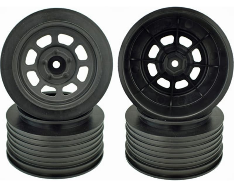 Speedway Wheels for TRA Slash Rear /21.5mm BKSP/BLACK/ (4)