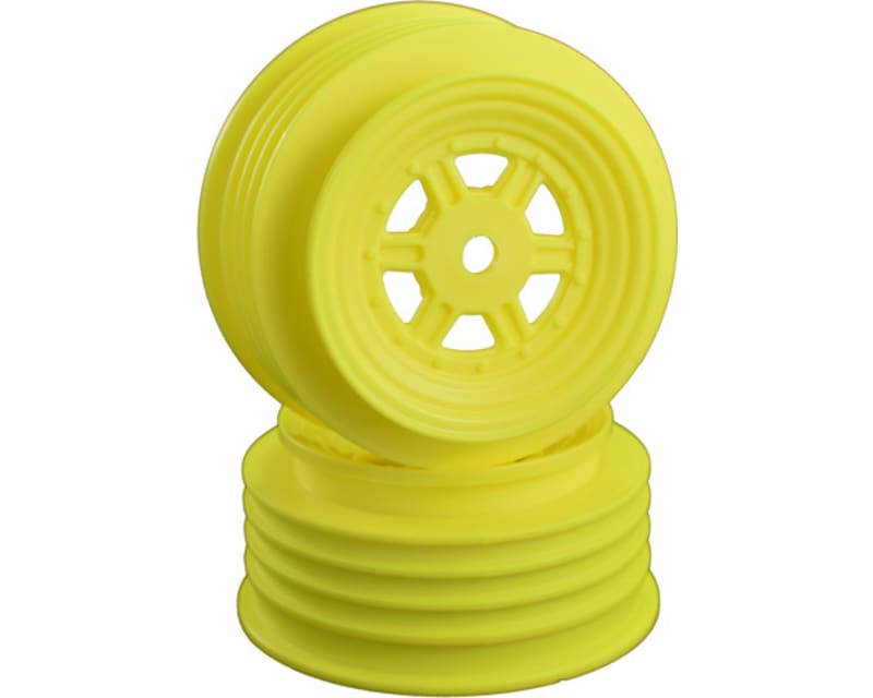 Tap to zoom Gambler Front Wheels with 12mm Hex / TLR Offset / YELLOW