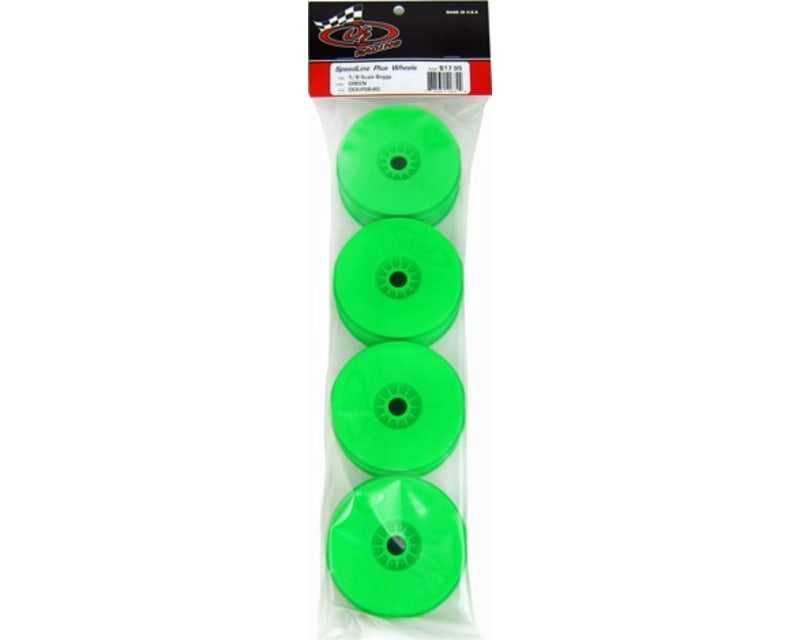 Speedline Plus Wheels for 1/8 Buggy / Green