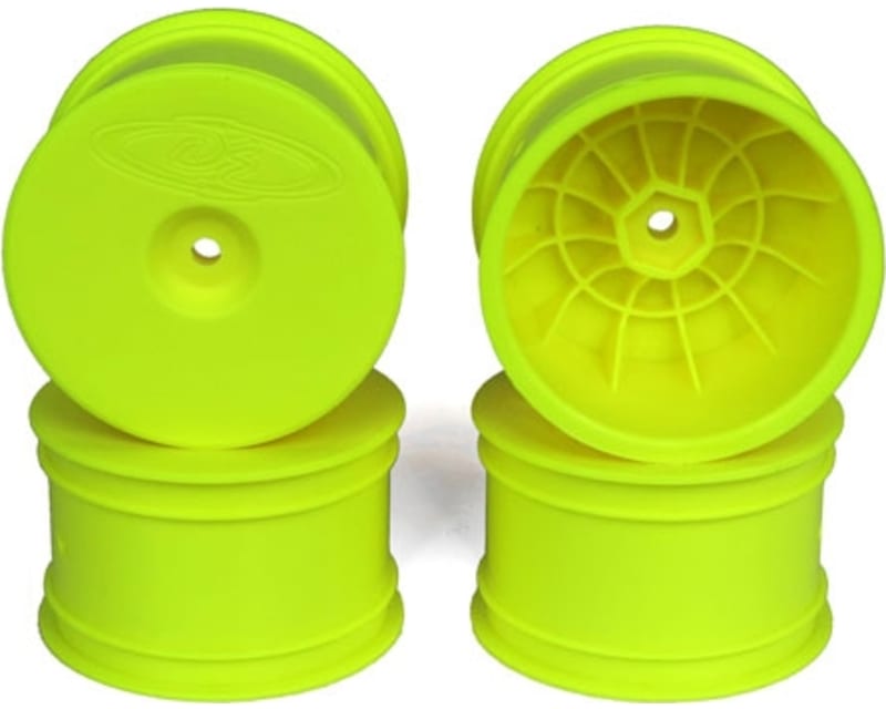 DE RACING Speedline Wheels for B6 - B64/Tlr 22 4.0/22-4/Rear Yel