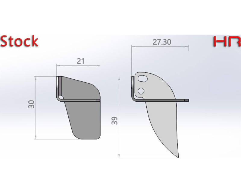 Aluminum Trim Tab / Fin Adjusters (2) Disrupter