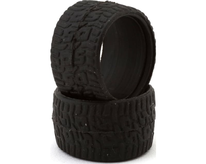 1/28 Rear Treaded Rubber Touring Tires (2) (Super Soft) photo