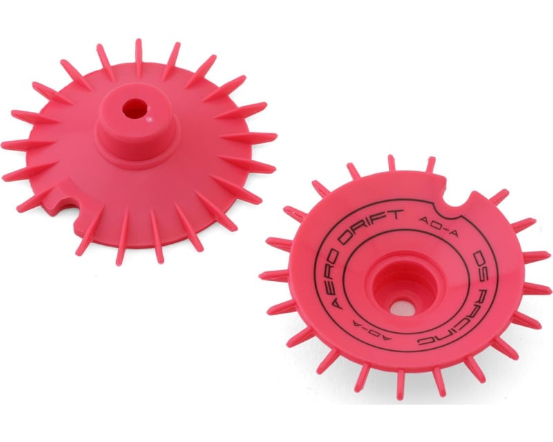 Sloped Aero Drift Wheel Cover (Flu Pink) (2) (Drift Element Whee photo