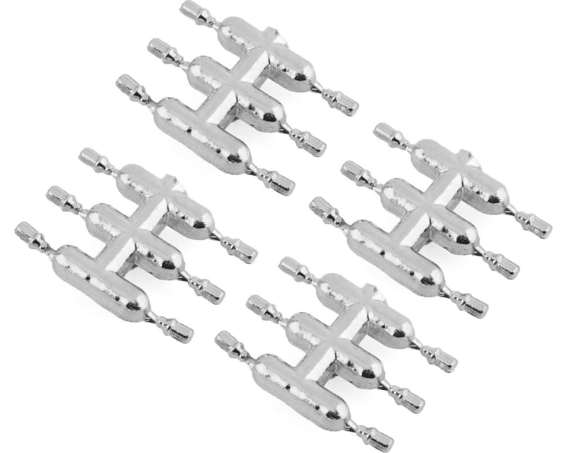 DS Racing Drift Element Scale Lug Nuts (Chrome) (24) (Short)