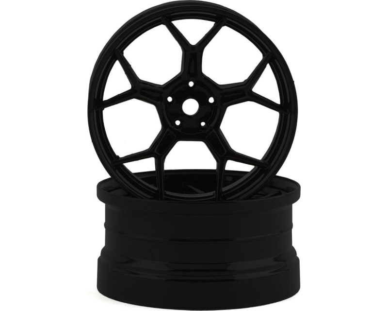 Feathery Split Spoke Drift Rim (Matte Black) (2) (6mm Offset)