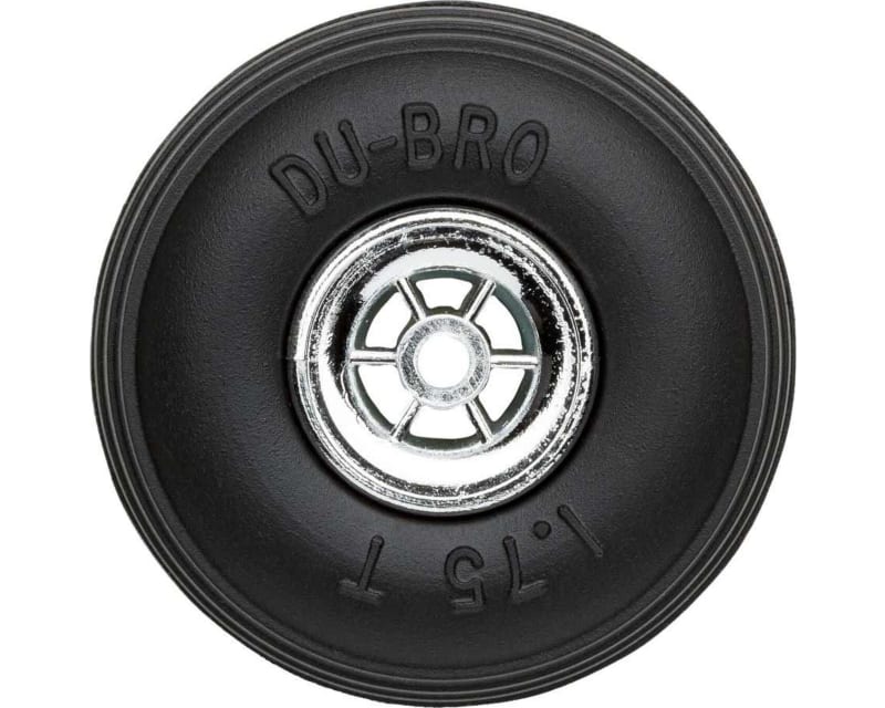 Treaded Chrome Wheels 1-3/4 Diameter 2