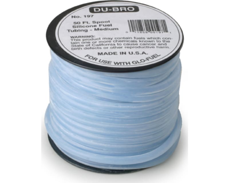 Silicone Fuel Blue Tubing Medium 50 Feet