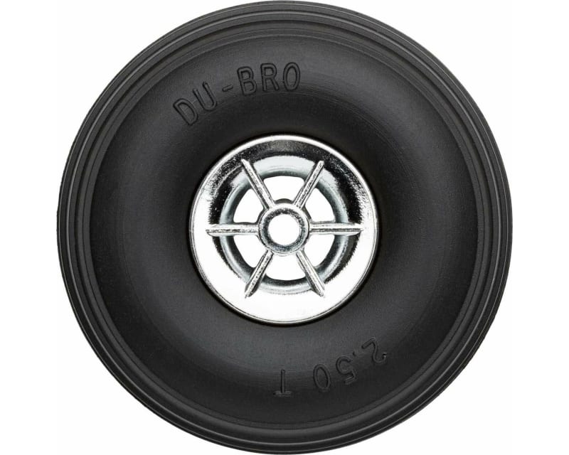 Treaded Chrome Wheels 2-1/2 Diameter 2