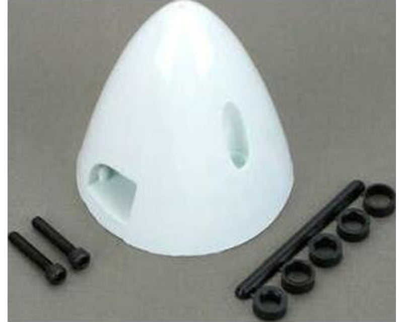 White 3 Inch 2-Blade Spinner
