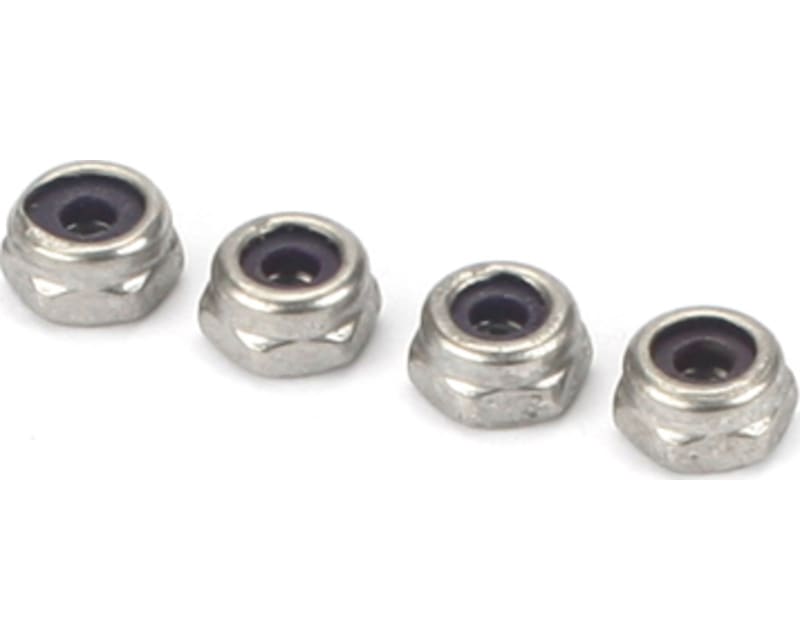 Stainless Steel Nylon Insert Lock Nut 6-32 (4)