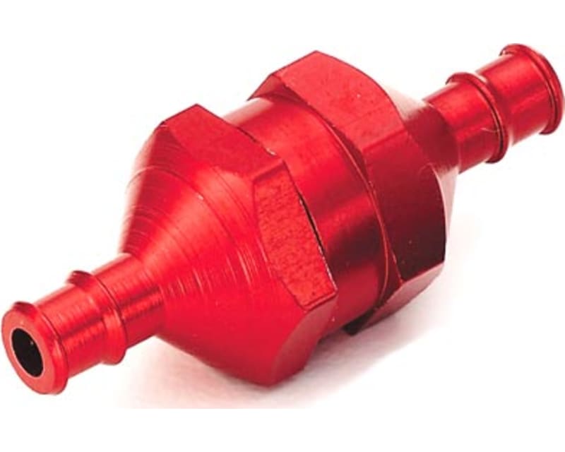 In-Line Fuel Filter Red