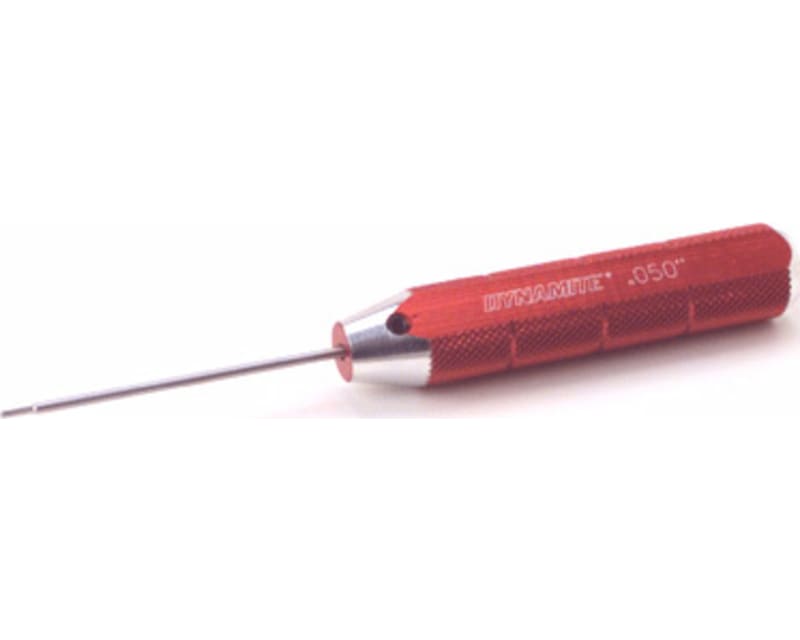 Machined Hex Driver Red: .050 inch