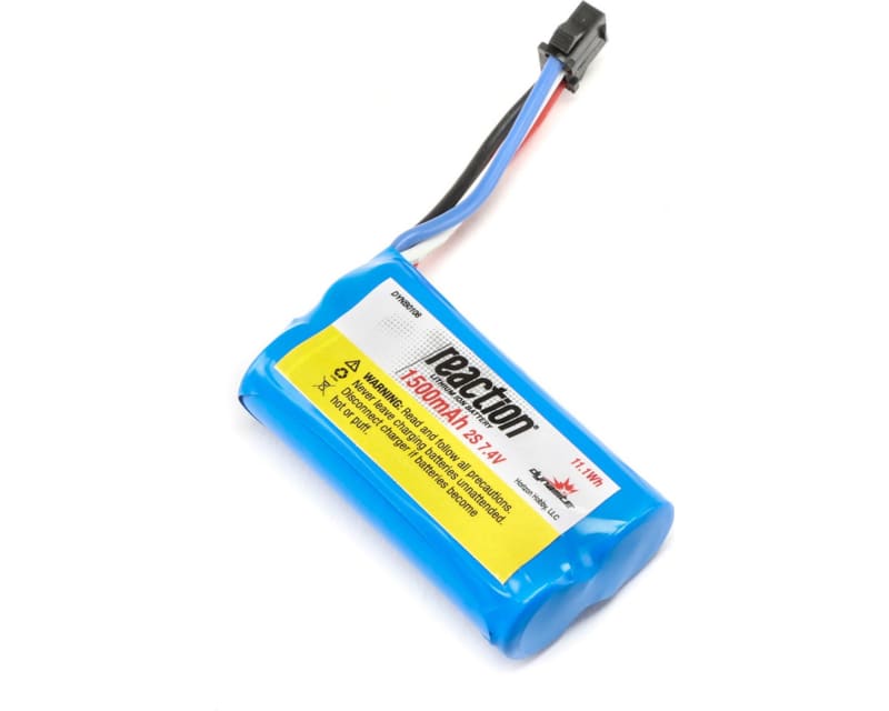7.4V 1500mAh 2S Li-Ion: PRB React 17